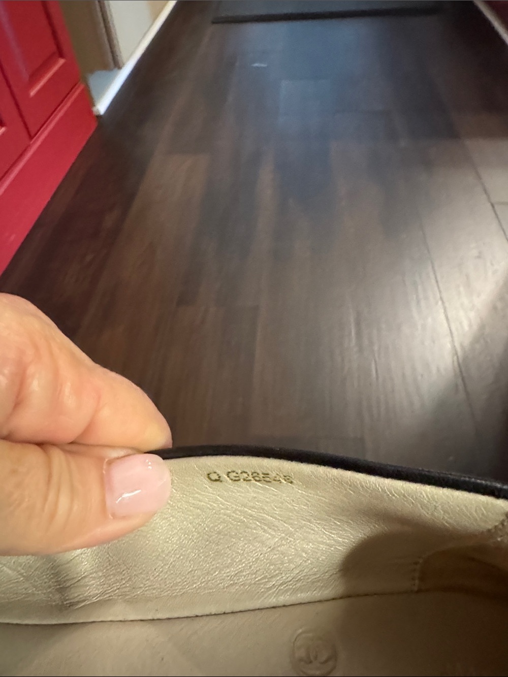 CHANEL Black Leather Mary Jane Flats with Rounded Toe - Picture 7 of 8